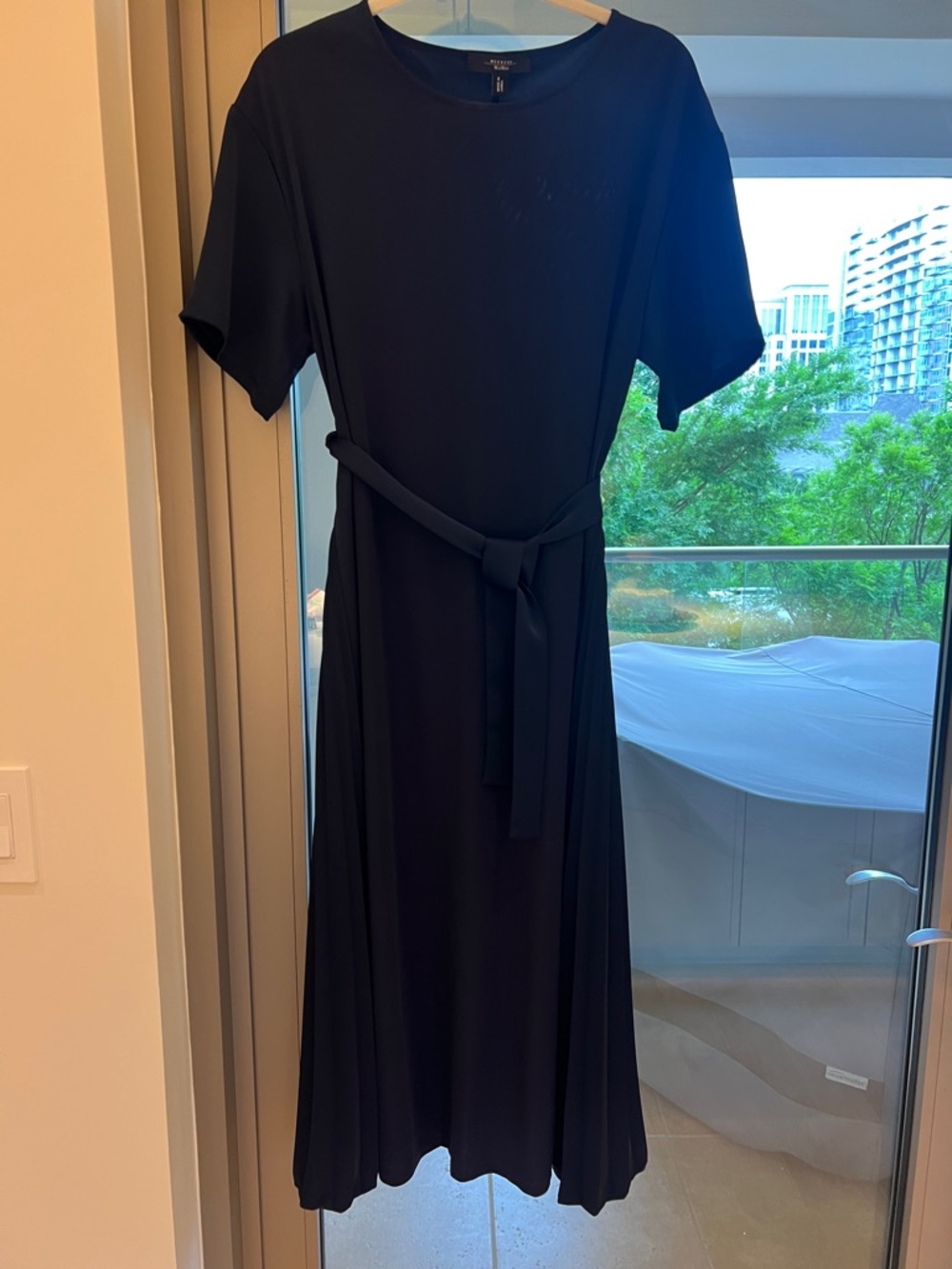 MaxMara  navy midi dress